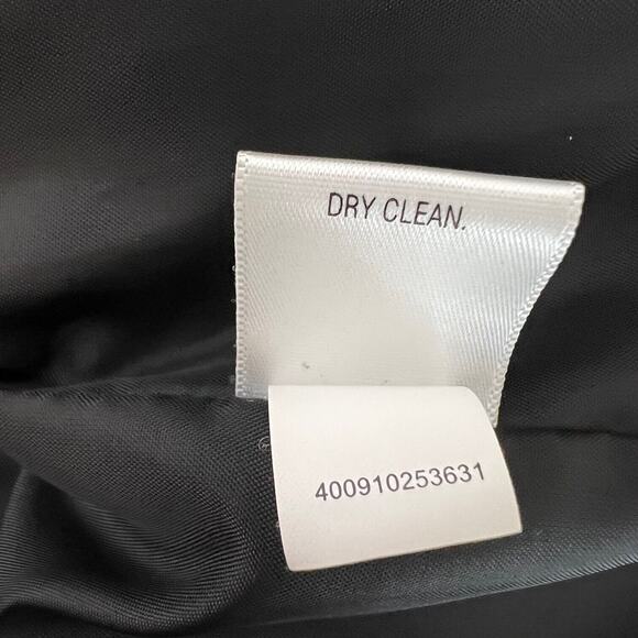 Croft & Barrow Womens Blazer Jacket Large Black Pink Nubby Open Front Tweed - Picture 6 of 6